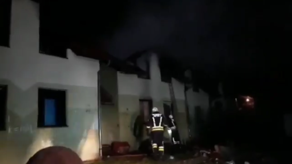 Požar u kolektivnom centru Mihatovići kod Tuzle